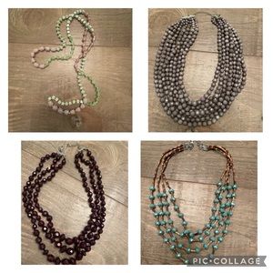 Four Necklaces in one Bundle